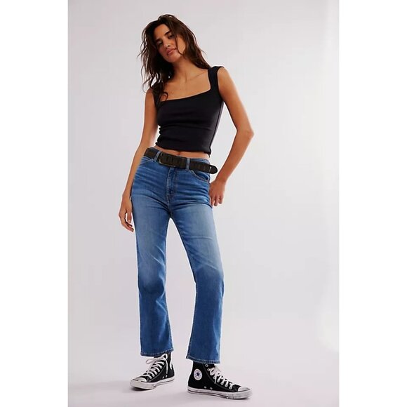 $275 NWT RE/DONE 70s CROP BOOT JEANS SZ 25